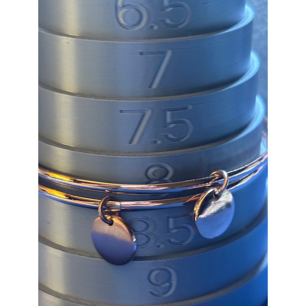 #6. Rose Gold-tone Wire Bangle - Picture 4 of 4